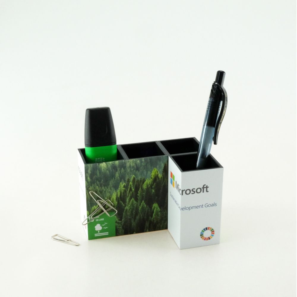 Branded Magic Flip Pen Pot