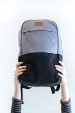 Branded Modern 15.6" USB & RFID laptop backpack PVC free