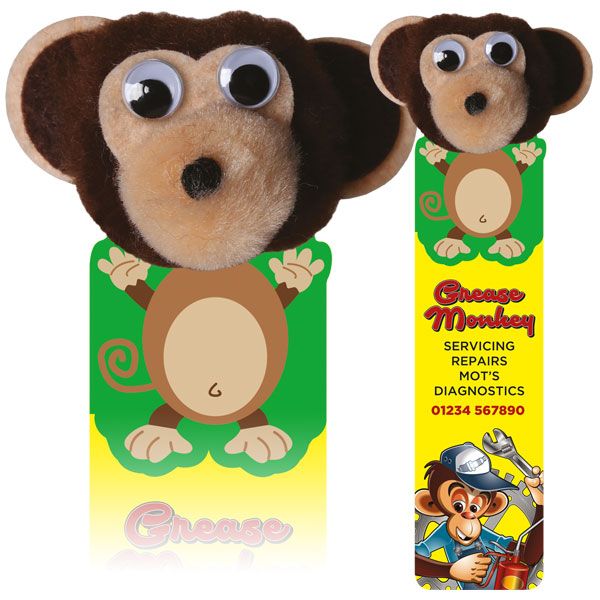 Bookmarks with a Choice of Animal Logobugs