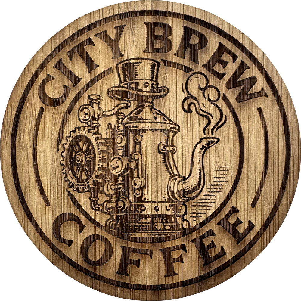 The Zyra - Bamboo coaster (Round)