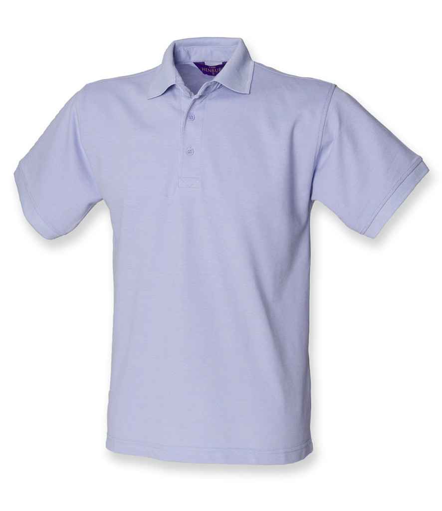 Henbury Heavy Poly/Cotton Piqué Polo Shirt Lavender