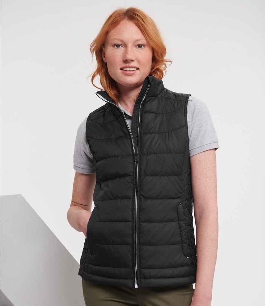 Russell Ladies Nano Padded Bodywarmer Black