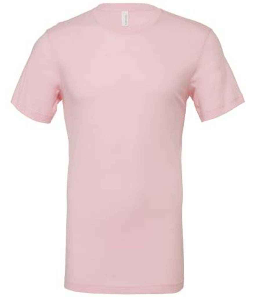 Canvas Unisex Crew Neck T-Shirt Soft Pink