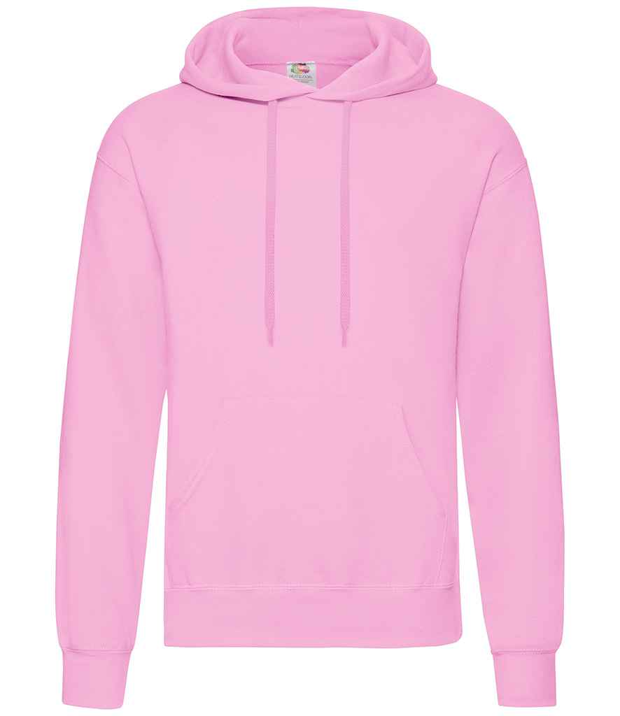 Fruit of the Loom Classic Hooded Sweatshirt Light Pink