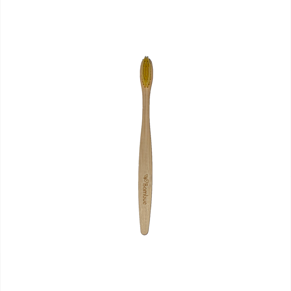 Branded Bamboo Toothbrush with Coloured Bristles