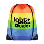 210D Polyester drawstring rucksack