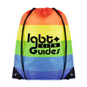 210D Polyester drawstring rucksack
