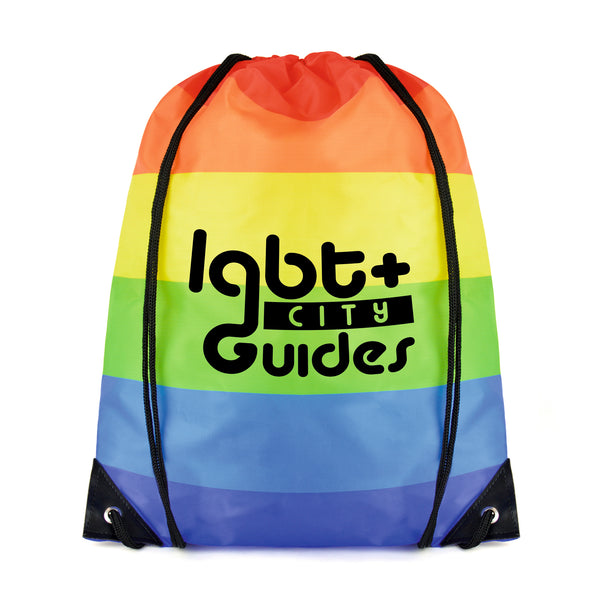 210D Polyester drawstring rucksack