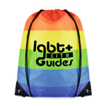 210D Polyester drawstring rucksack