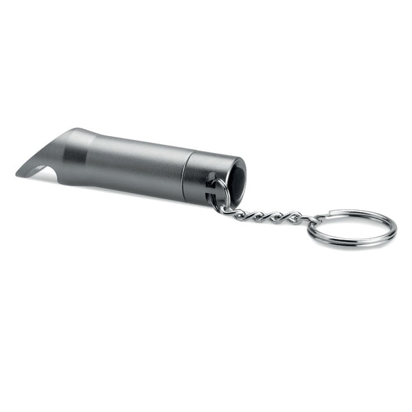Branded Metal torch key ring