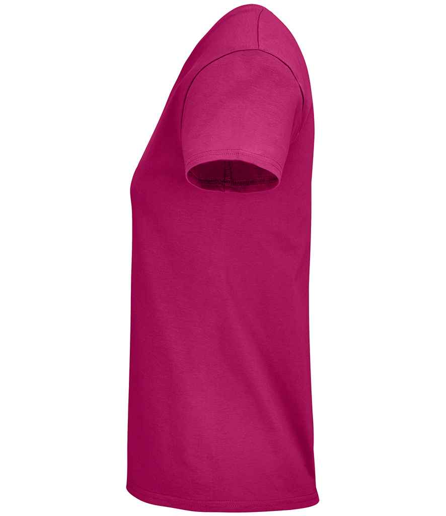 SOL'S Ladies Crusader Organic T-Shirt Fuchsia
