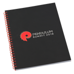 A5 Notepad with Wrapover Front Cover White