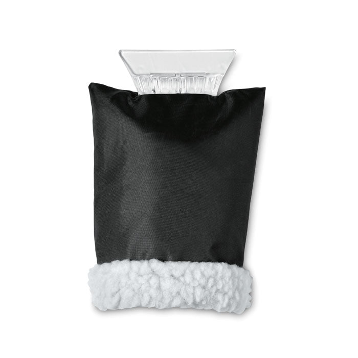 Branded Car ice scraper w/ mitten