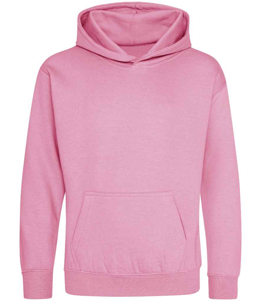 AWDis Kids Hoodie Candyfloss Pink