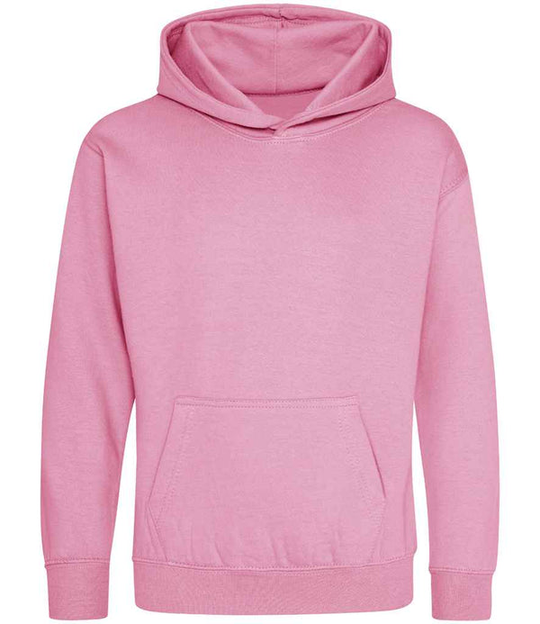 AWDis Kids Hoodie Candyfloss Pink
