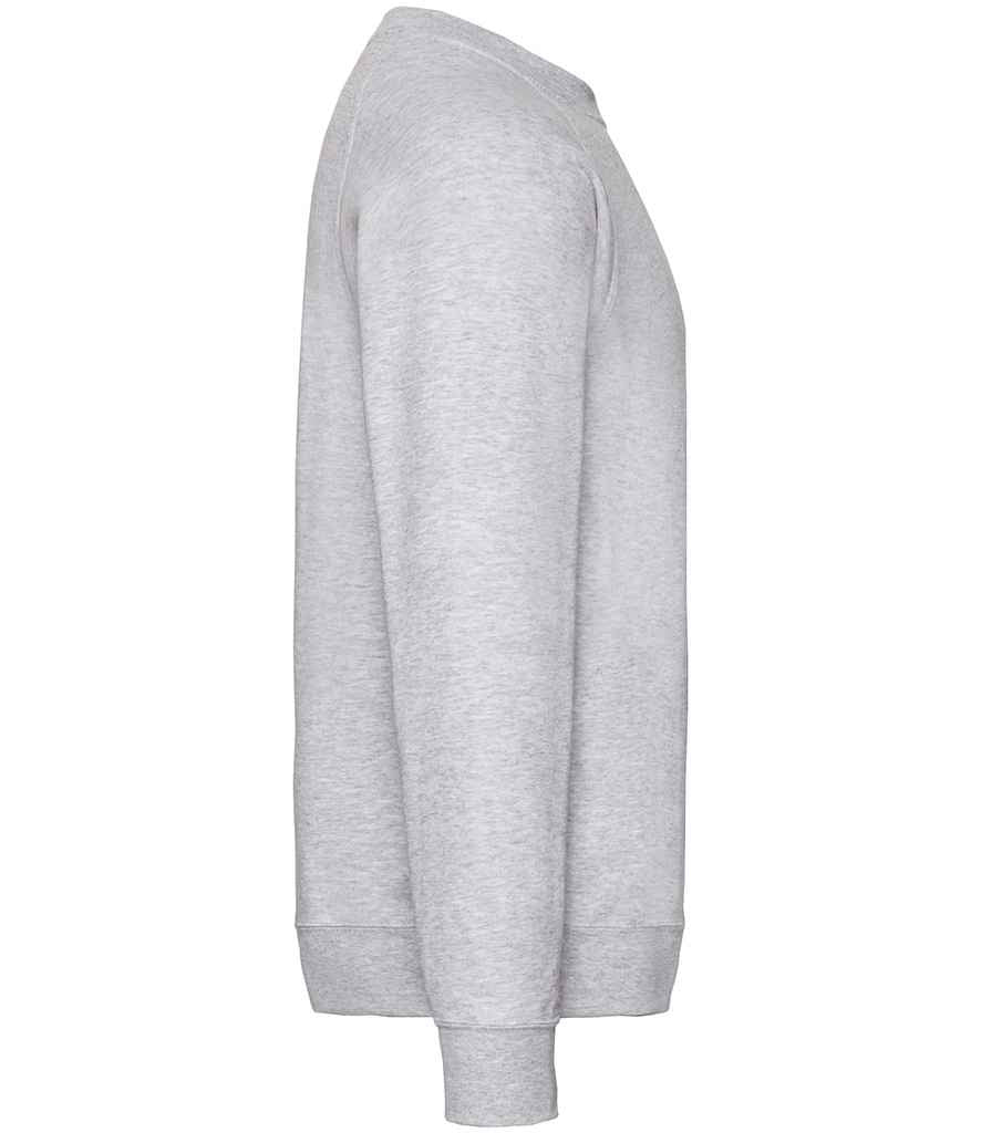 Fruit of the Loom Classic Raglan Sweatshirt Heather Grey