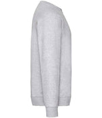 Fruit of the Loom Classic Raglan Sweatshirt Heather Grey