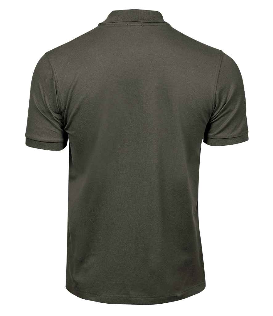Tee Jays Luxury Stretch Piqué Polo Shirt Deep Green