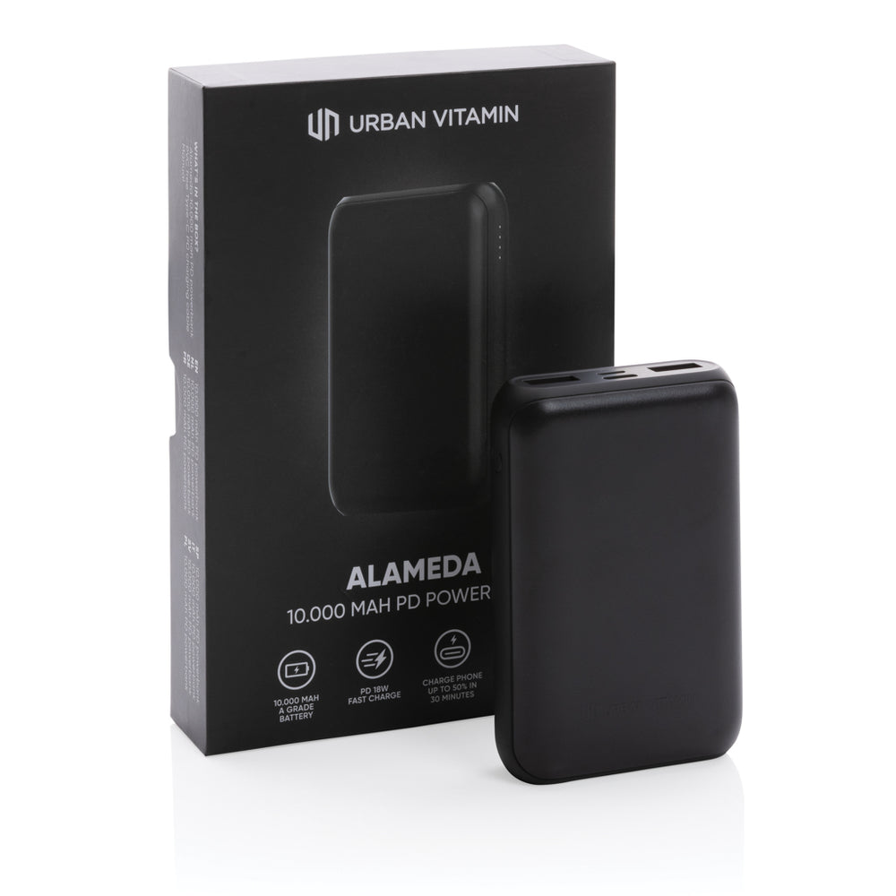 Branded Urban Vitamin Alameda 10.000 mAh 18W PD powerbank