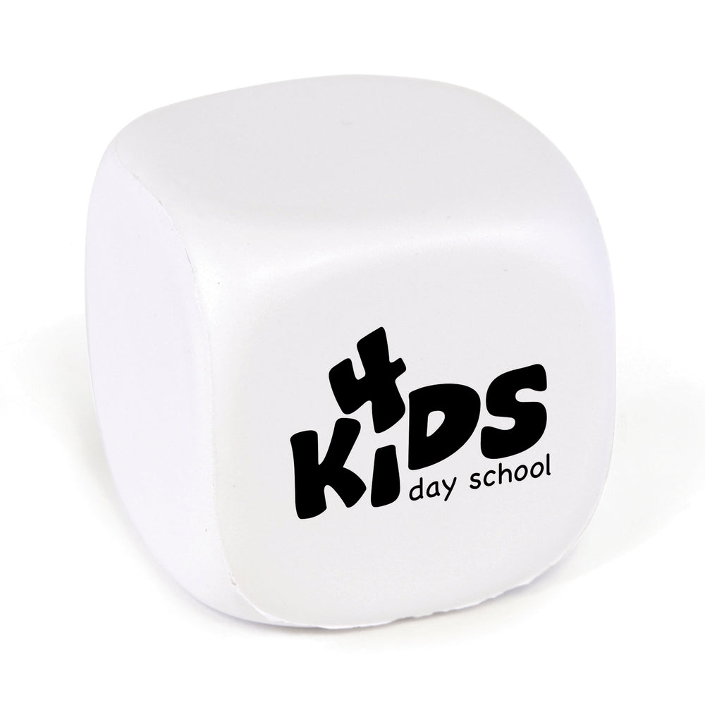 Branded Cube Stress Item