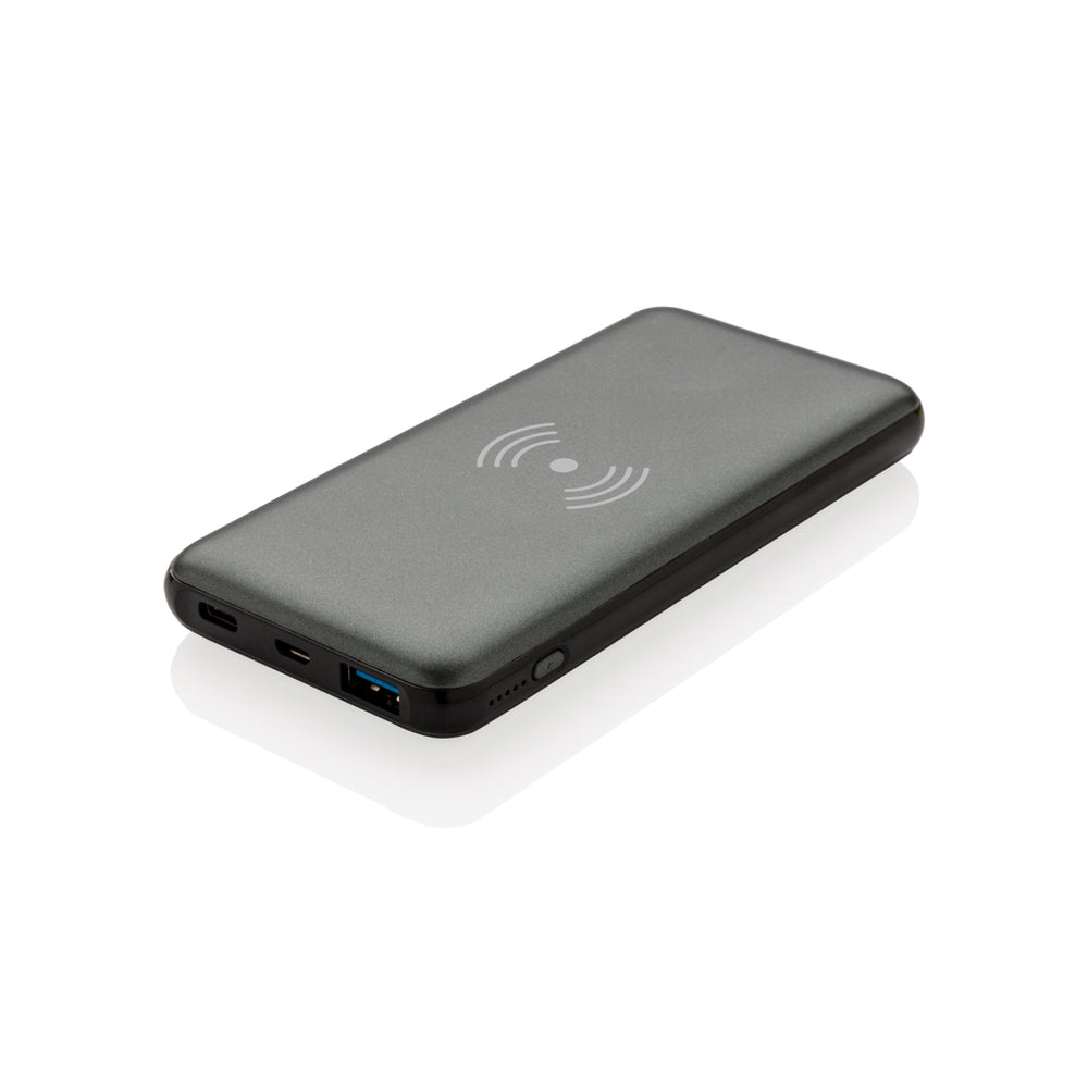 Branded 10.000 mAh Fast Charging 10W Wireless Powerbank with PD
