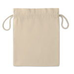 Branded Medium Cotton draw cord bag