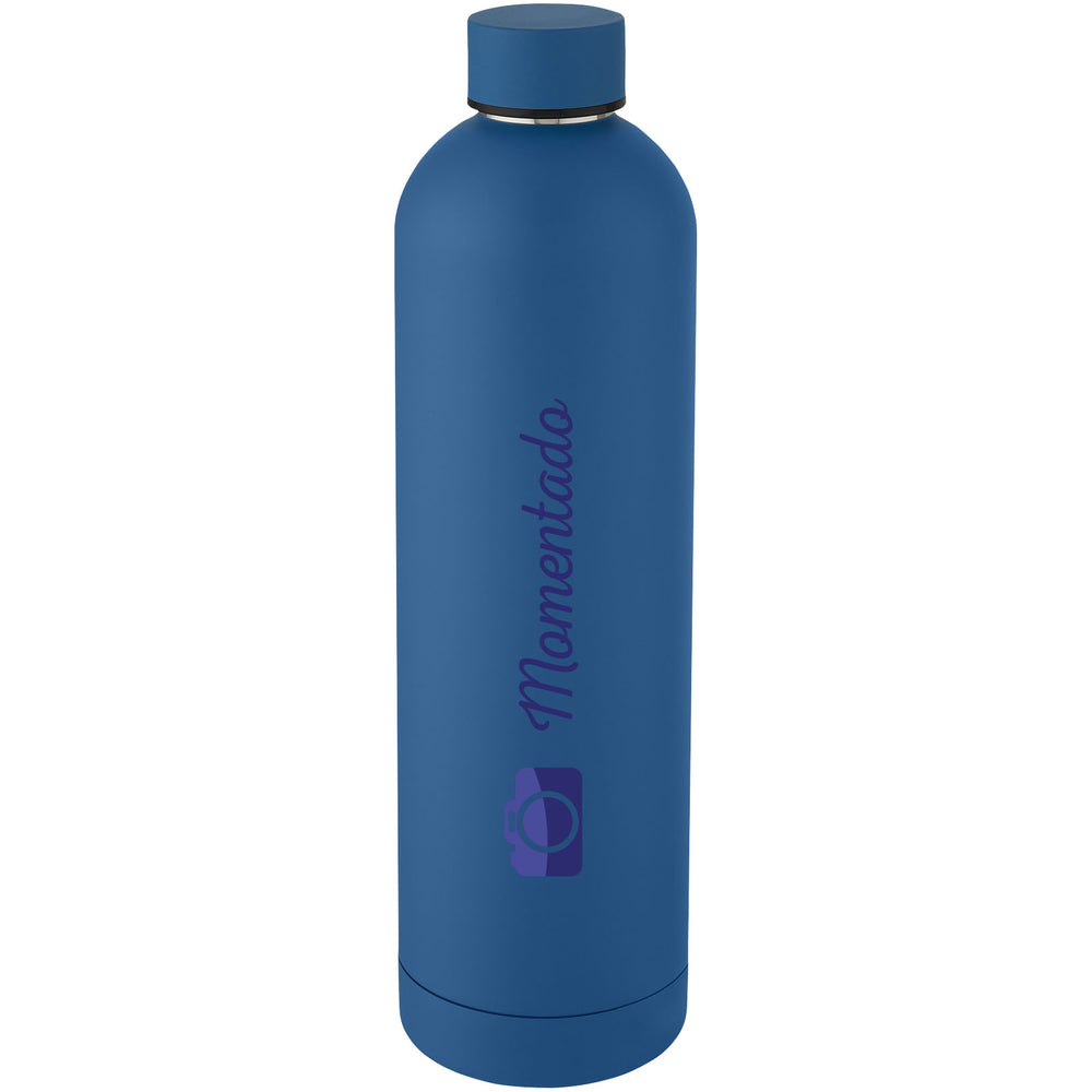 Branded Spring 1 L copper vacuum insulated bottle