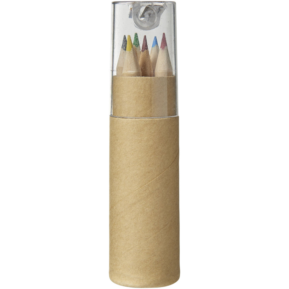 Branded Kram 6-piece coloured pencil set