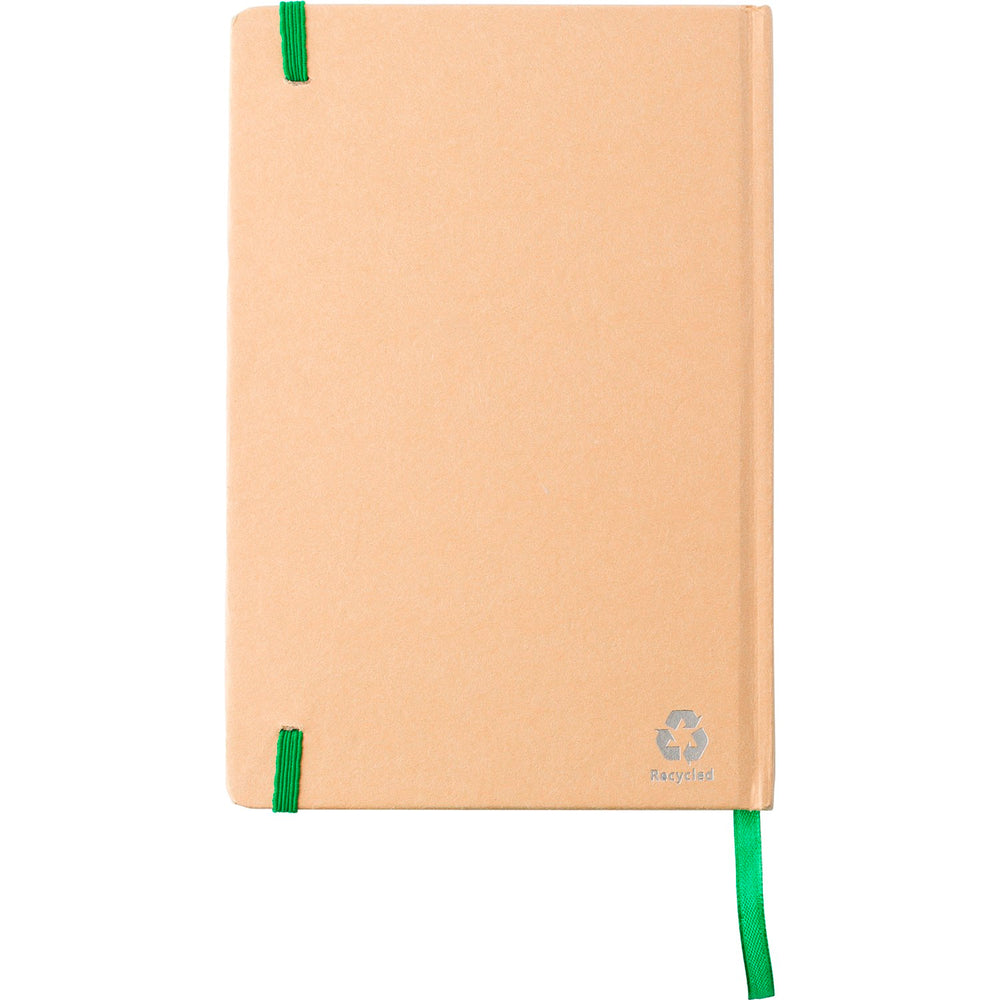 Branded Cantel Recycled paper notebook (approx. A5)