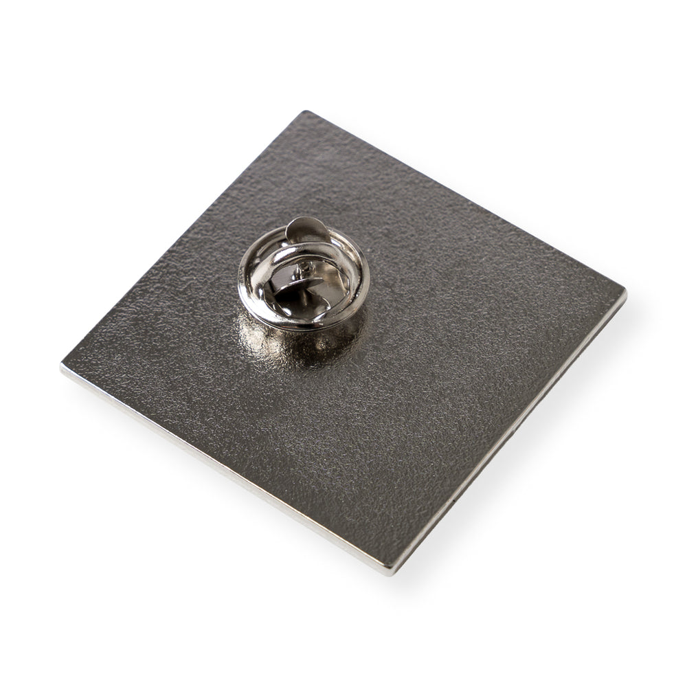 Express Printed Duo Pin Badge - Square