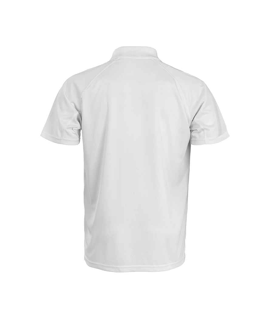 Spiro Impact Performance Aircool Polo Shirt White