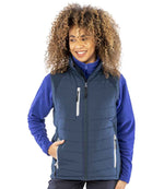 Result Genuine Recycled Compass Padded Gilet Navy/Grey
