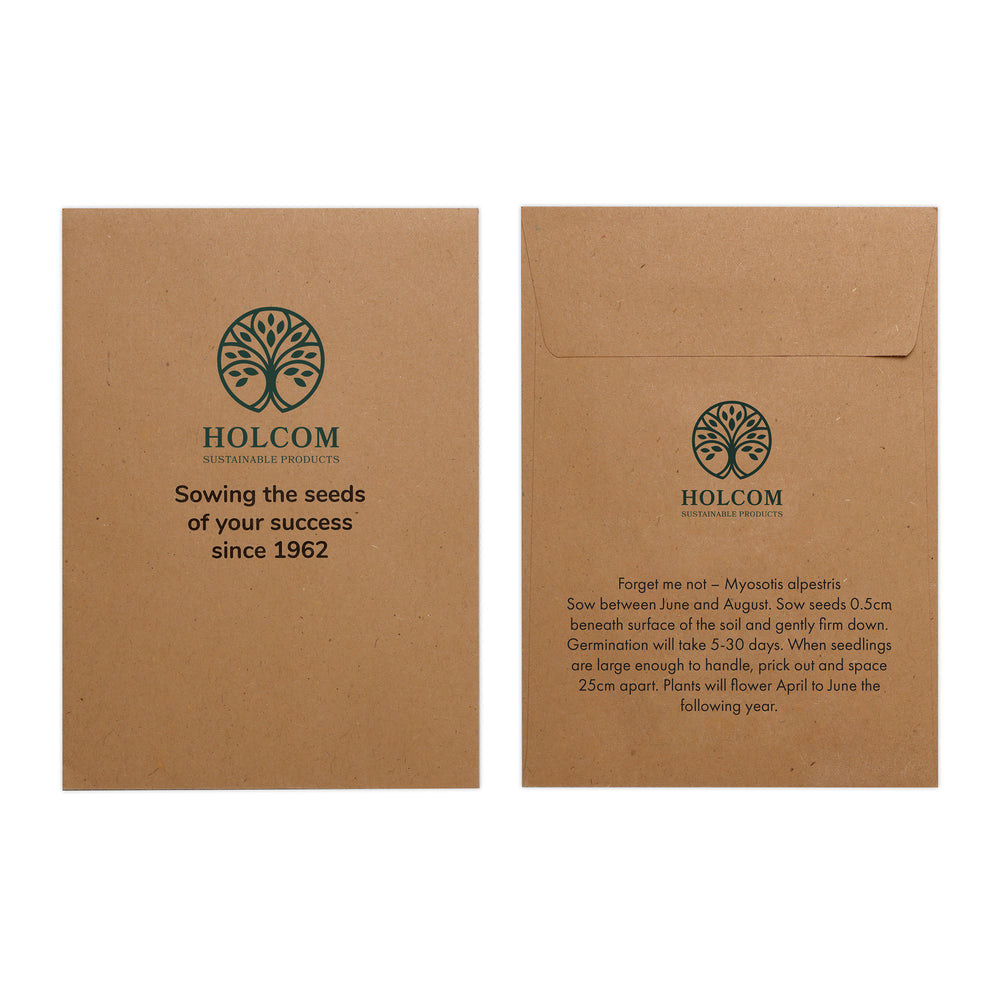 Seed Pack in Kraft Paper Envelope Forget-me-not