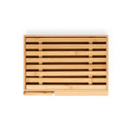 PASSARD. Bread board in bamboo with stainless steel knife