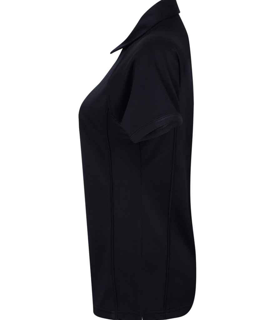 Finden + Hales Ladies Performance Piped Polo Shirt Navy/Navy