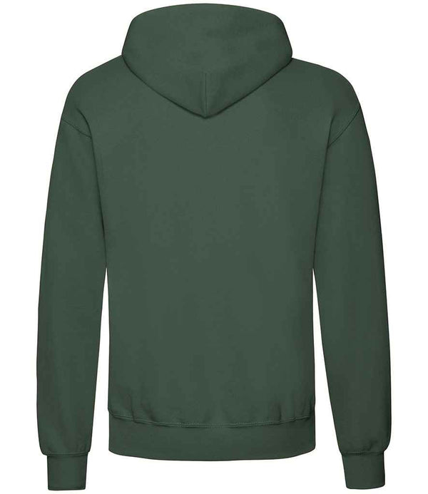 Fruit of the Loom Classic Hooded Sweatshirt Bottle Green