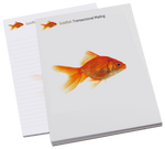 Branded A4 Notepad with Wrapover Front Cover