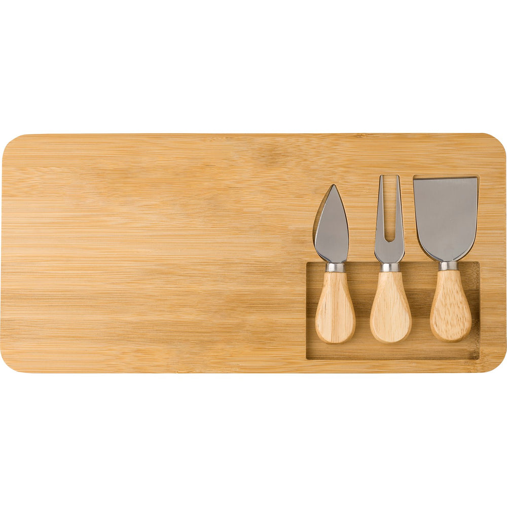 Branded Honeyfields Bamboo cheese board