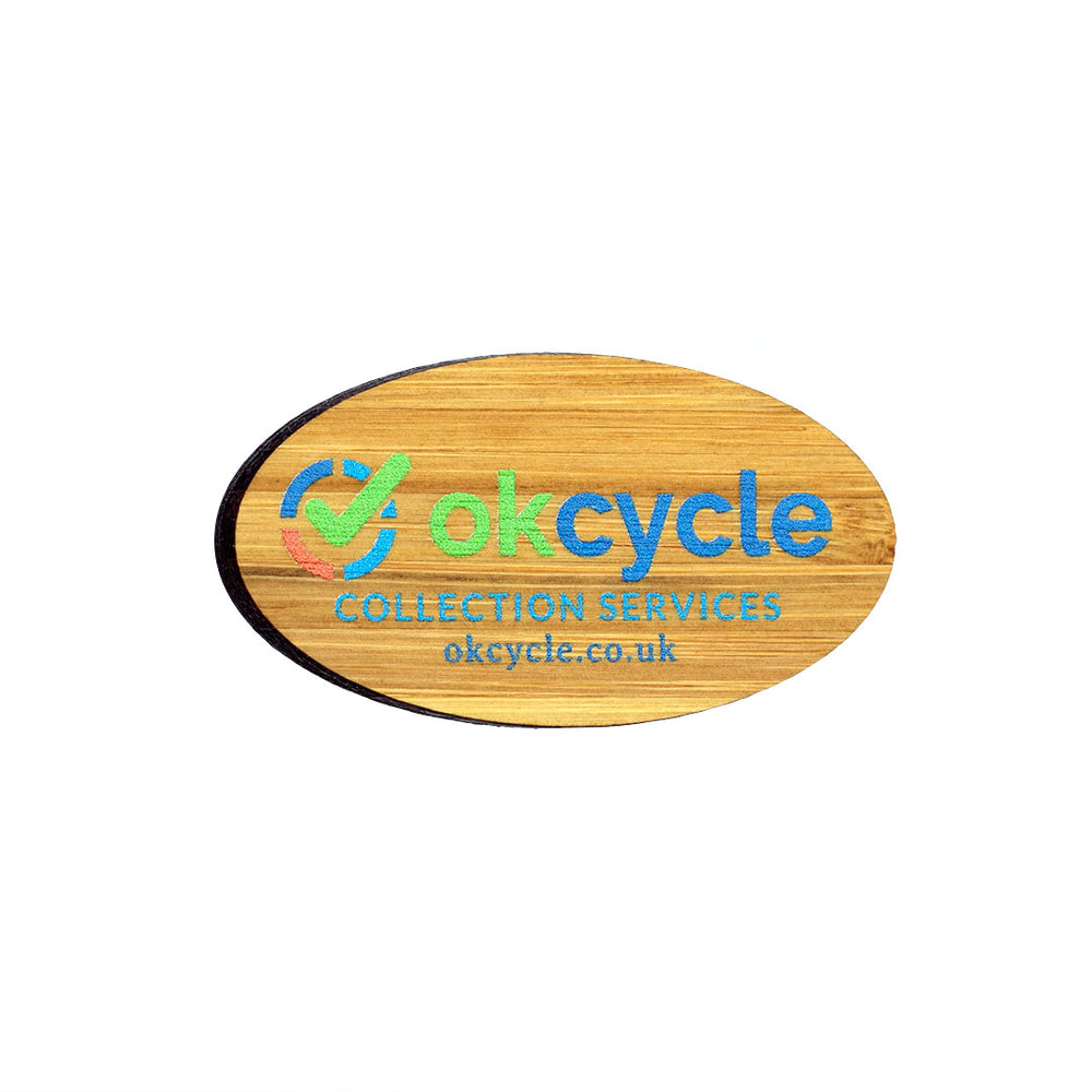 Bespoke Shape Bamboo Fridge Magnets