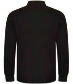 Pro RTX Pro Long Sleeve Piqué Polo Shirt Black