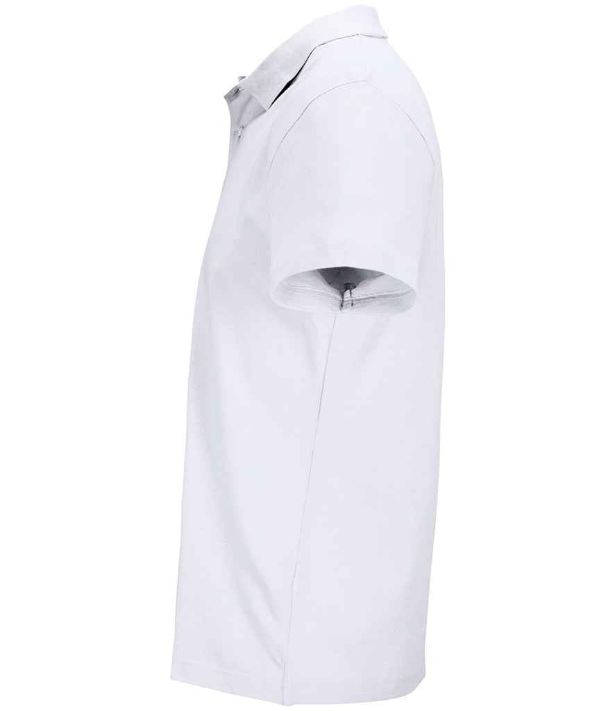 SOL'S Unisex Pulse Twin Piqué Polo Shirt White