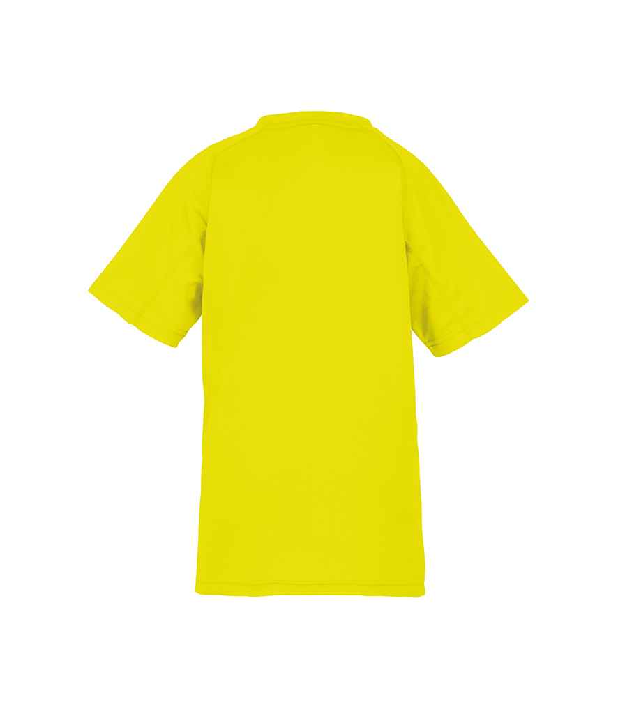 Spiro Kids Impact Performance Aircool T-Shirt Flo Yellow