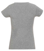 SOL'S Ladies Moon V Neck T-Shirt Grey Marl