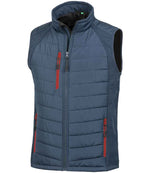 Result Genuine Recycled Compass Padded Gilet Navy/Red