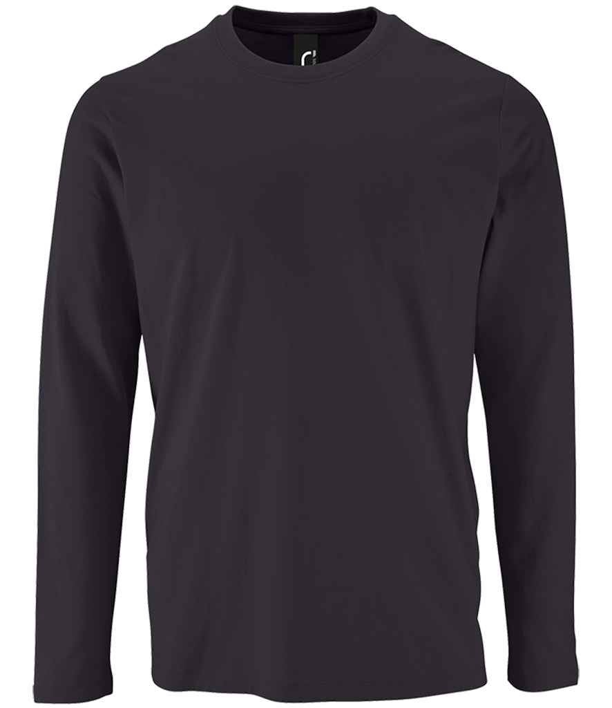 SOL'S Imperial Long Sleeve T-Shirt Mouse Grey