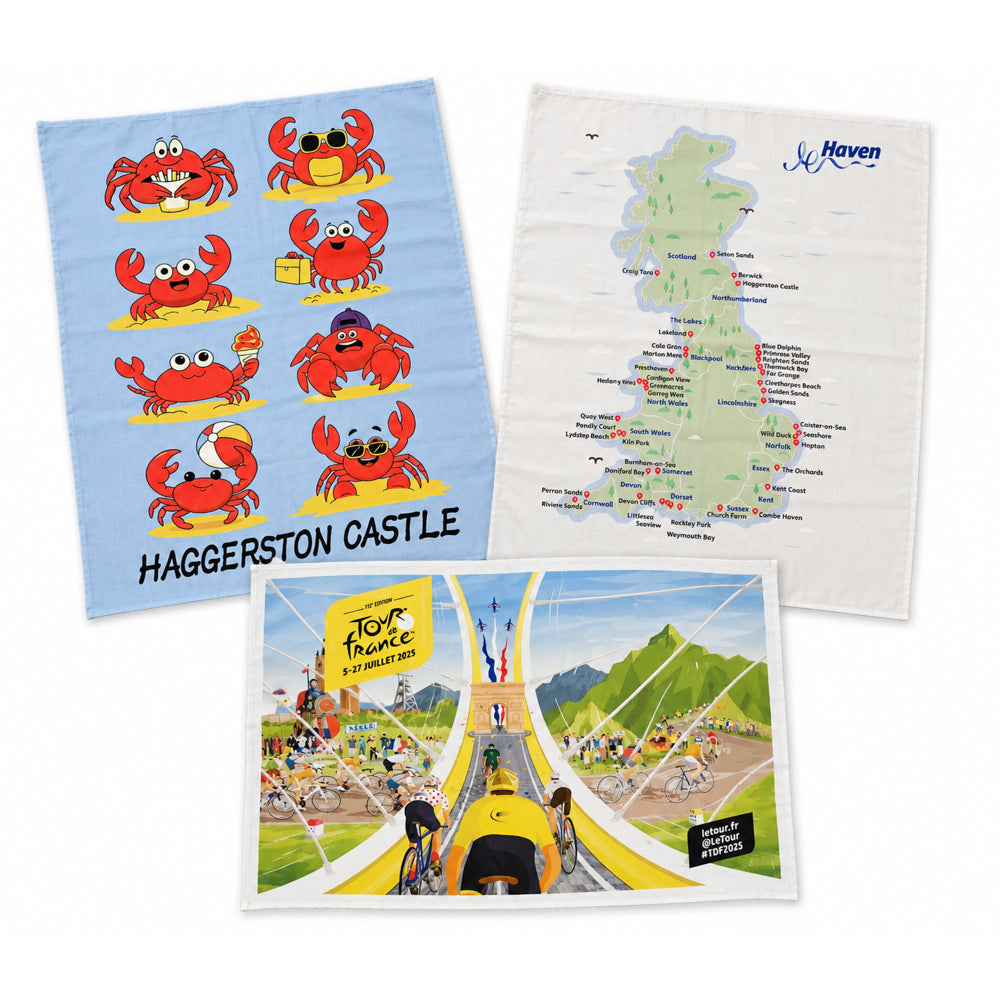 Full Colour Printed Tea Towel