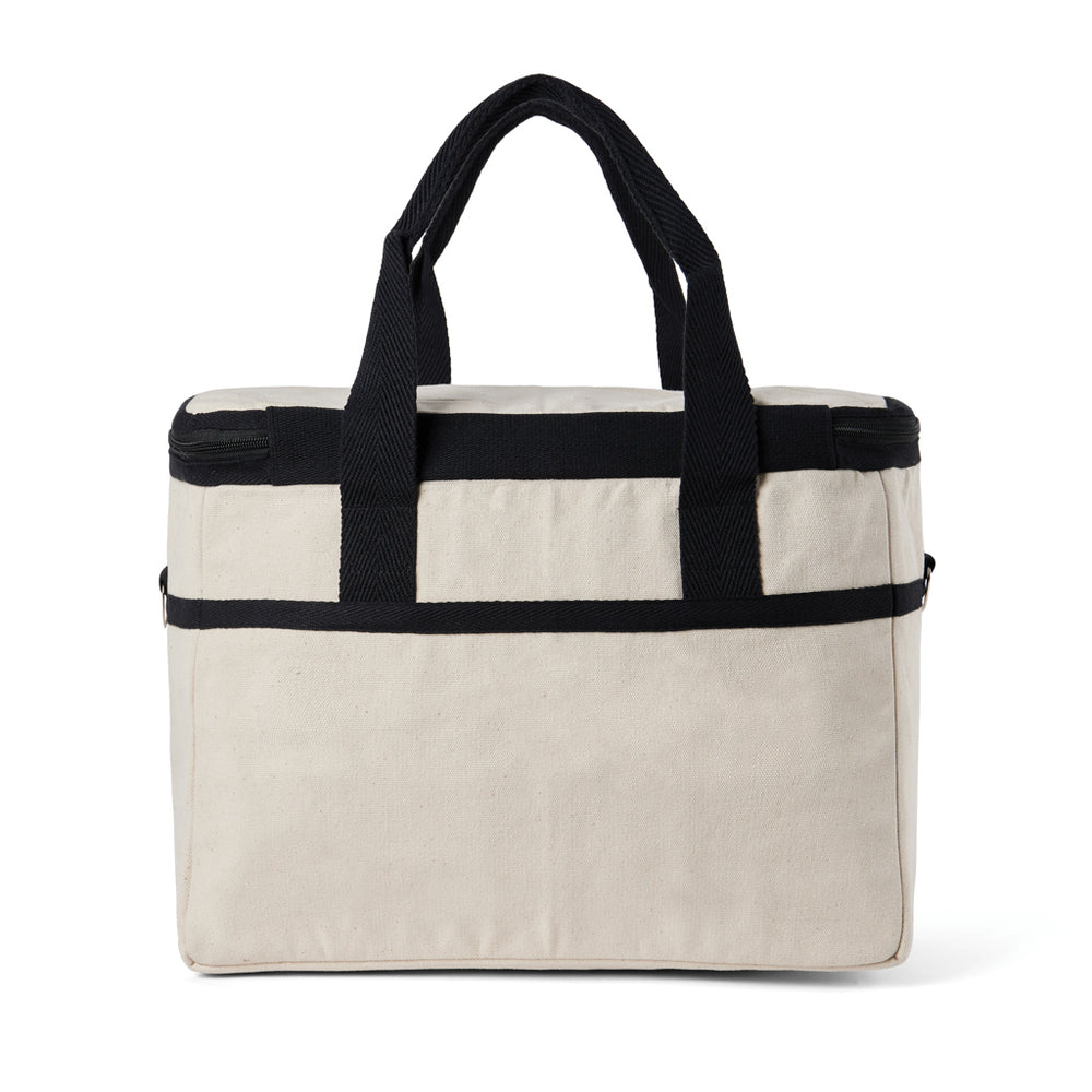 Branded VINGA Volonne AWARE™ recycled canvas cooler basket