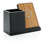 Branded Ontario RCS recycled plastic 10W wireless charger