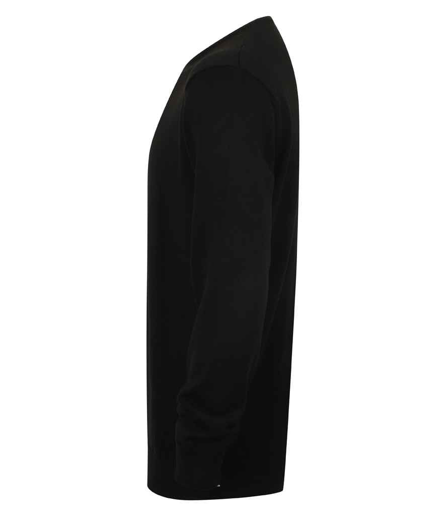 Branded Henbury Lightweight Cotton Acrylic Crew Neck Sweater
