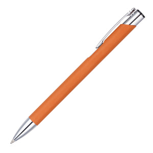 MOLE-MATE ball pen with chrome trim Amber